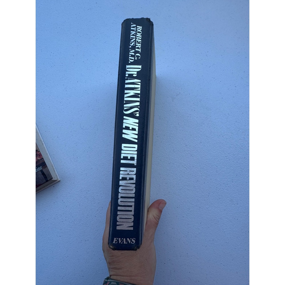 Dr. Atkins' New Diet Revolution Hardcover Robert C. Atkins MD Low Carb Book